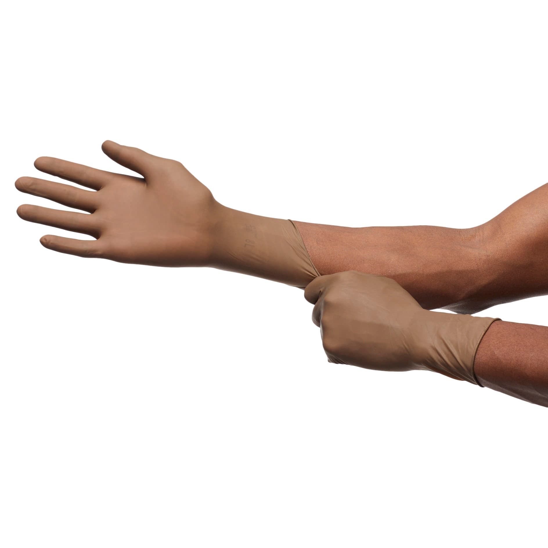 McKesson Perry Latex Powder Free Surgical Glove, Size 8.5, Brown - Case of 400 - Image 1