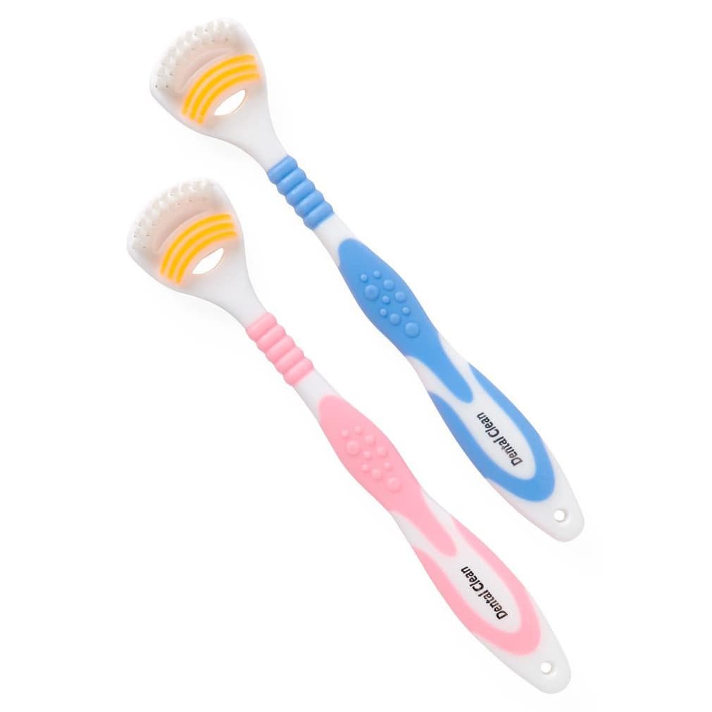 Medline Tongue Scrapers with Brush - 1 Package - Image 2
