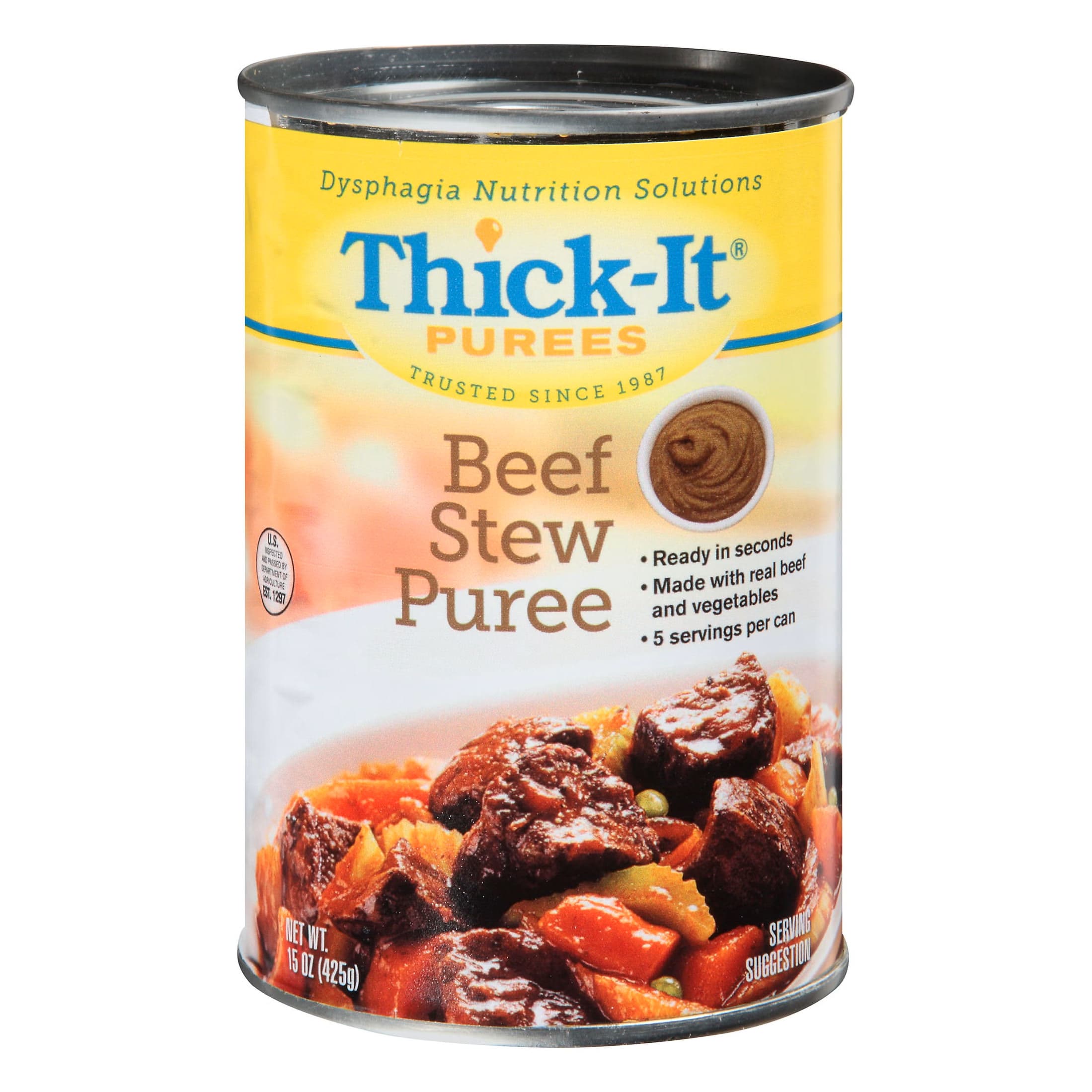 Thick-It Puree, Beef Stew, 15 oz - Case of 12 - Image 1