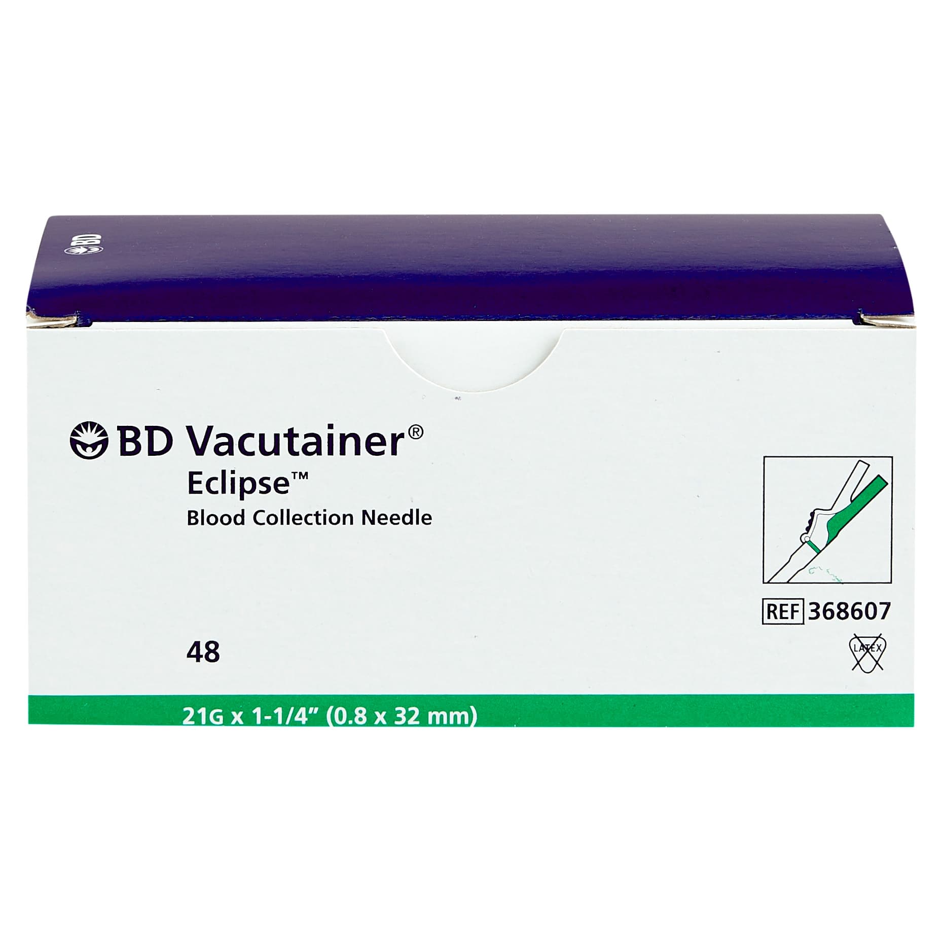 BD Vacutainer Eclipse Blood Collection Needle with Luer Adapter - Image 2