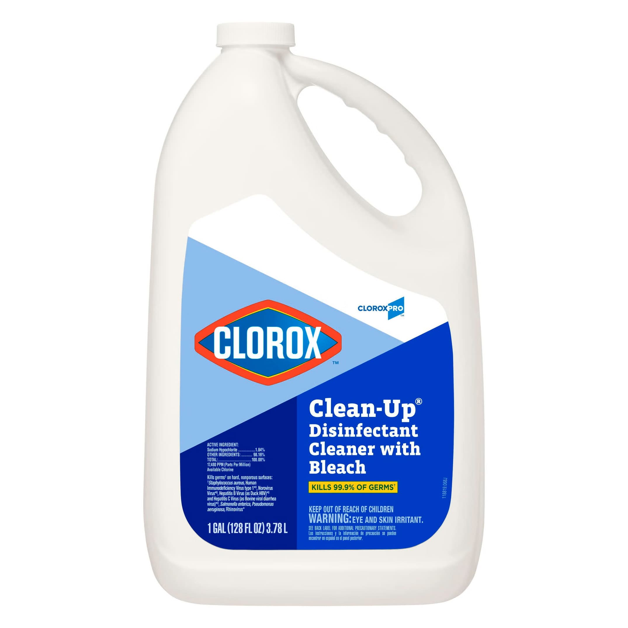 CloroxPro Clorox Clean-Up with Bleach Surface Disinfectant Cleaner - Case of 4 - Image 1