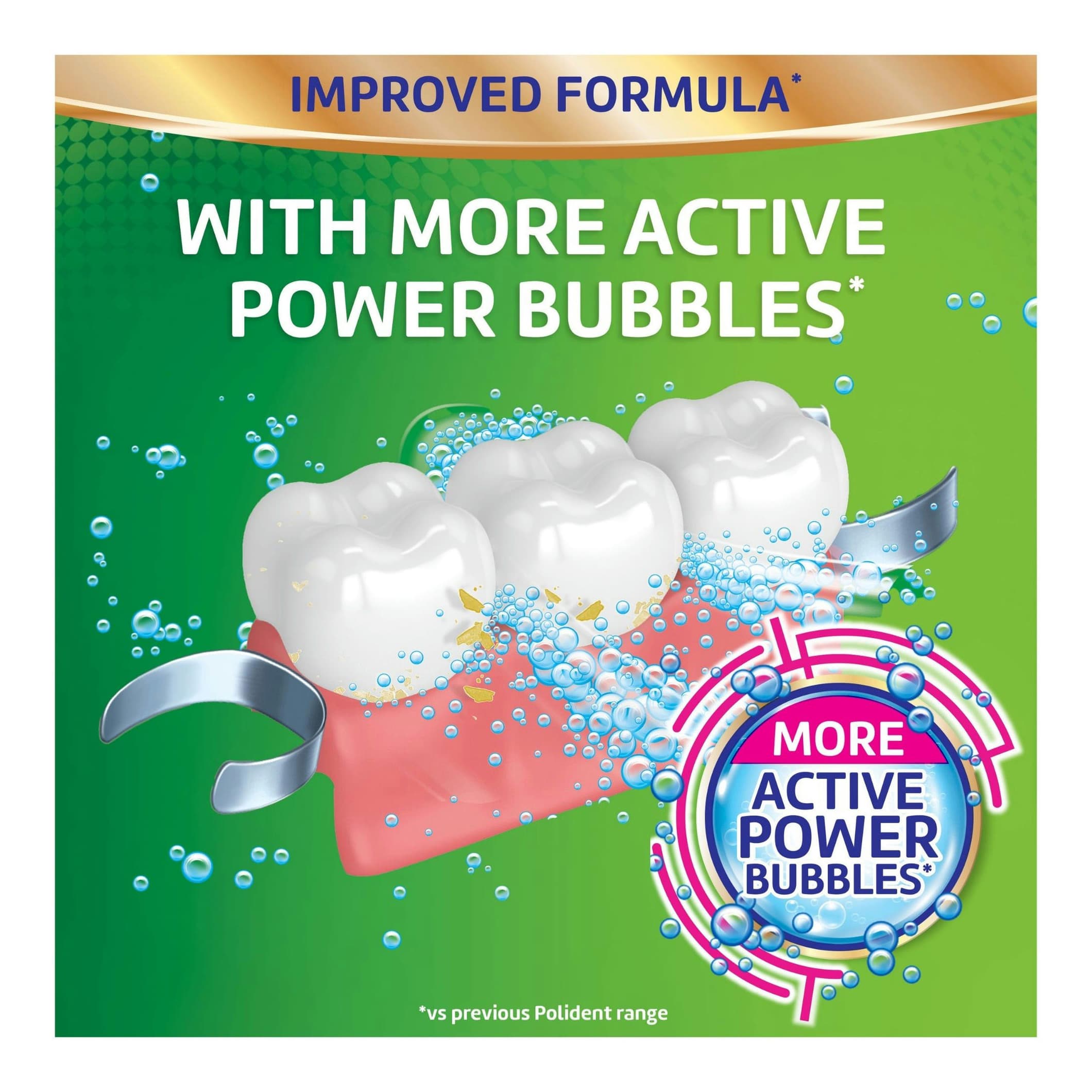 Polident Smokers Antibacterial Dental Appliance Cleanser Tablets - Box of 90 - Image 3