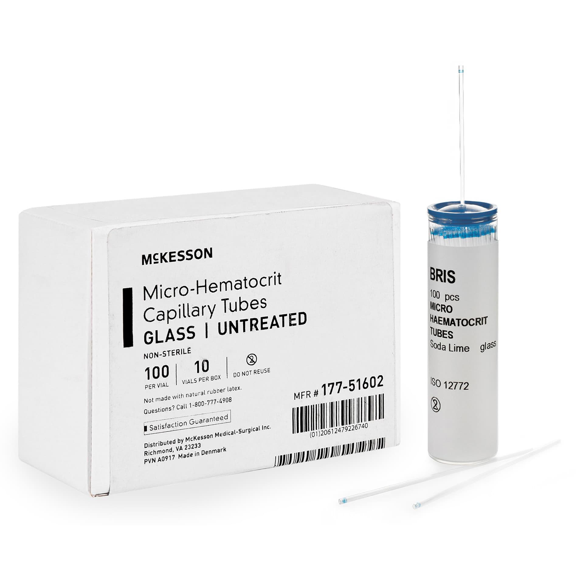 McKesson Capillary Blood Collection Tube, Micro-hematocrit - Image 1