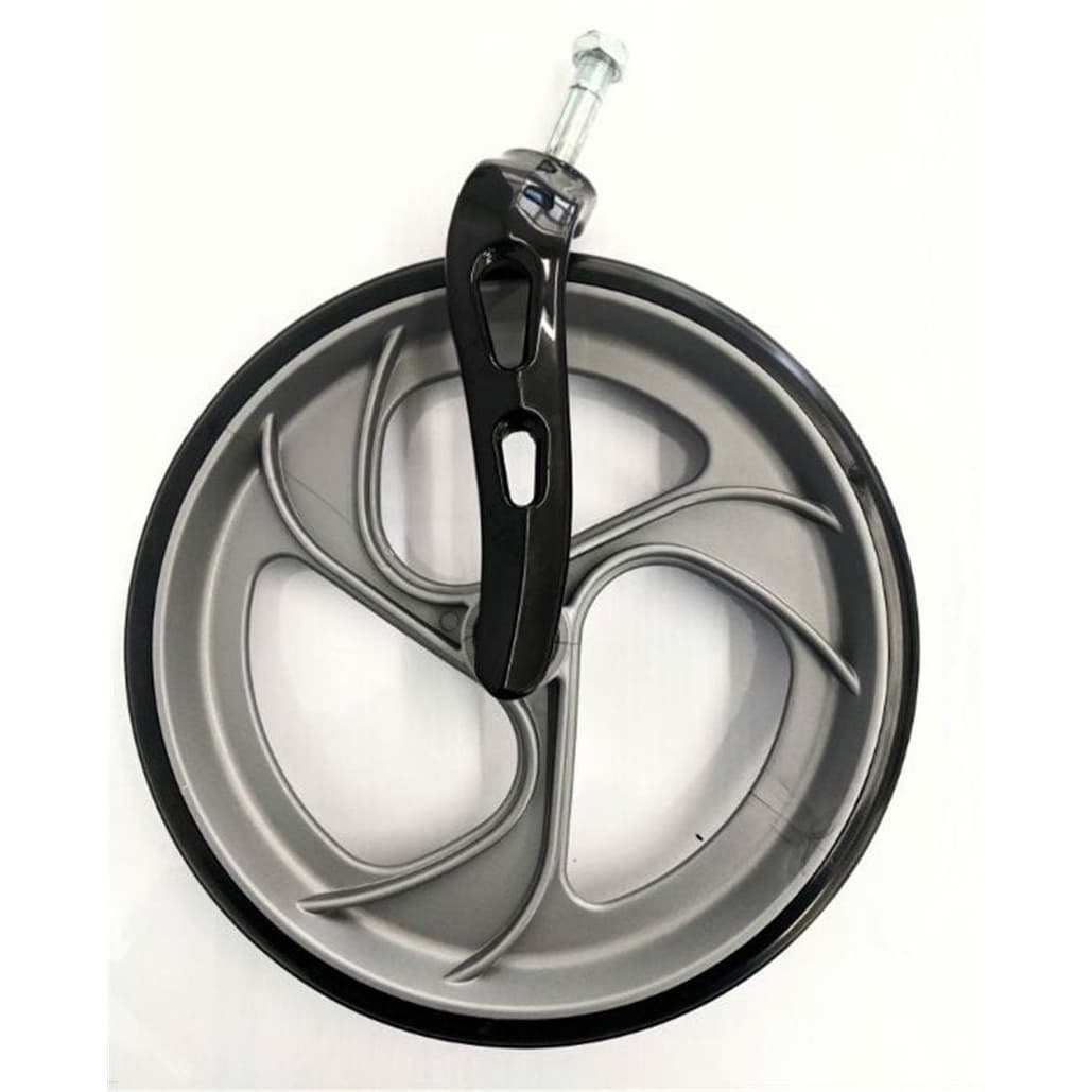 Drive Left Wheel and Fork Assembly for Nitro Rollator, Aluminum - Image 1