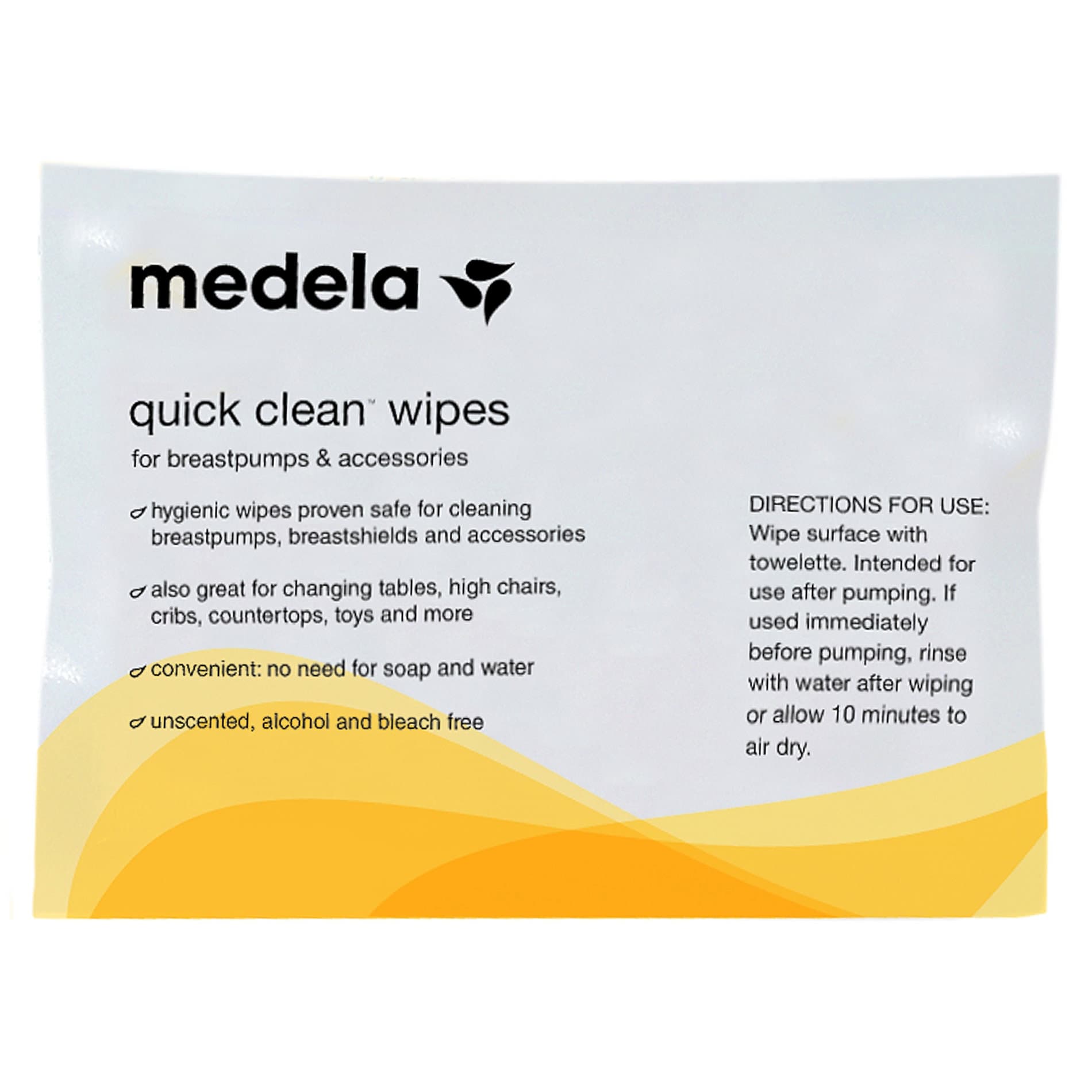 Medela Quick Clean Breast Pump Wipe - Image 2