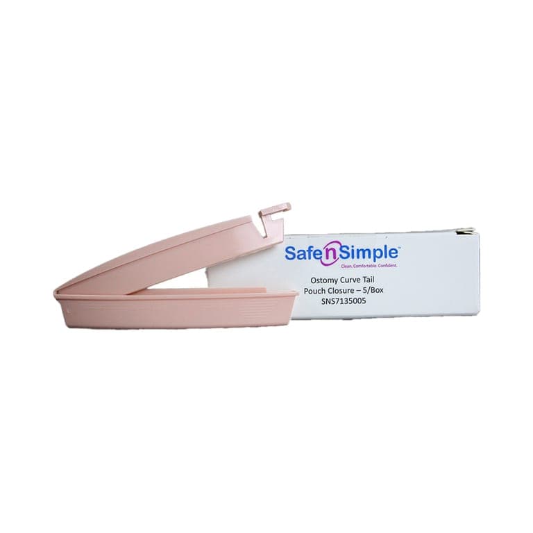 Safe n Simple Curved Tail Closure - Case of 500 - Image 1