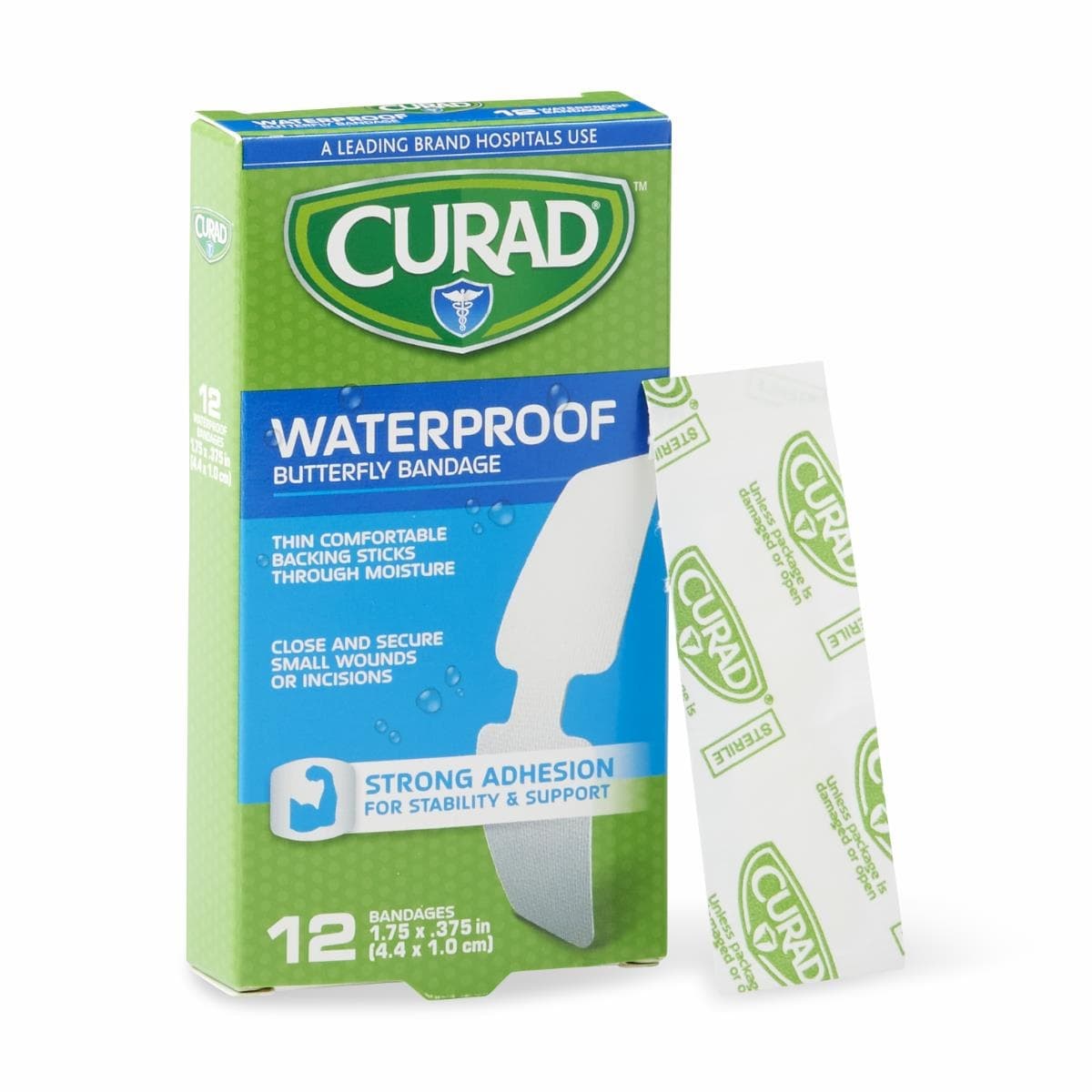 Medline CURAD Butterfly Closure Waterproof Adhesive Bandage - Image 1