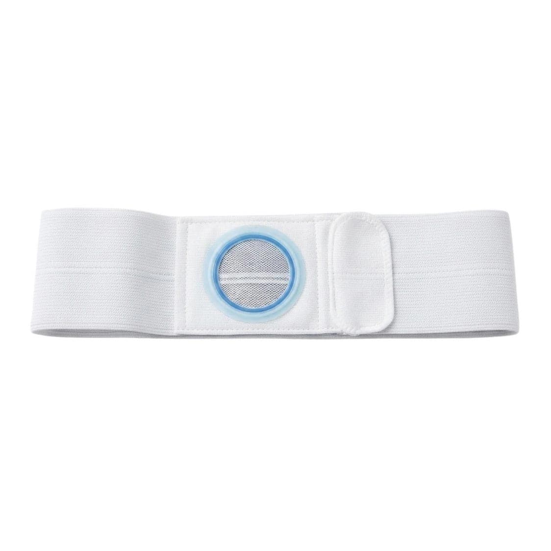 Nu-Hope 4" Flat Panel Ostomy Support Belt, 3-1/4", White, Prolapse Flap - Each - Image 1