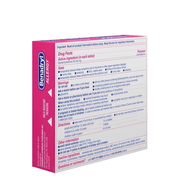 Benadryl UltraTab Allergy Relief Tablets - Image 4