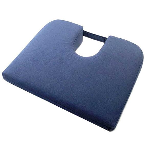 Mabis Healthcare Foam Coccyx Seat Cushion, 15 W X 14 D Inch - Image 1