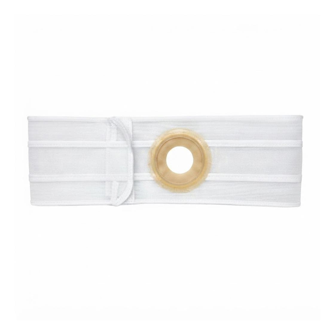 Nu-Hope Nu-Form 4" White Regular Elastic Ostomy Support Belt with Prolapse, Large, 2-3/4 Inch - Each - Image 1