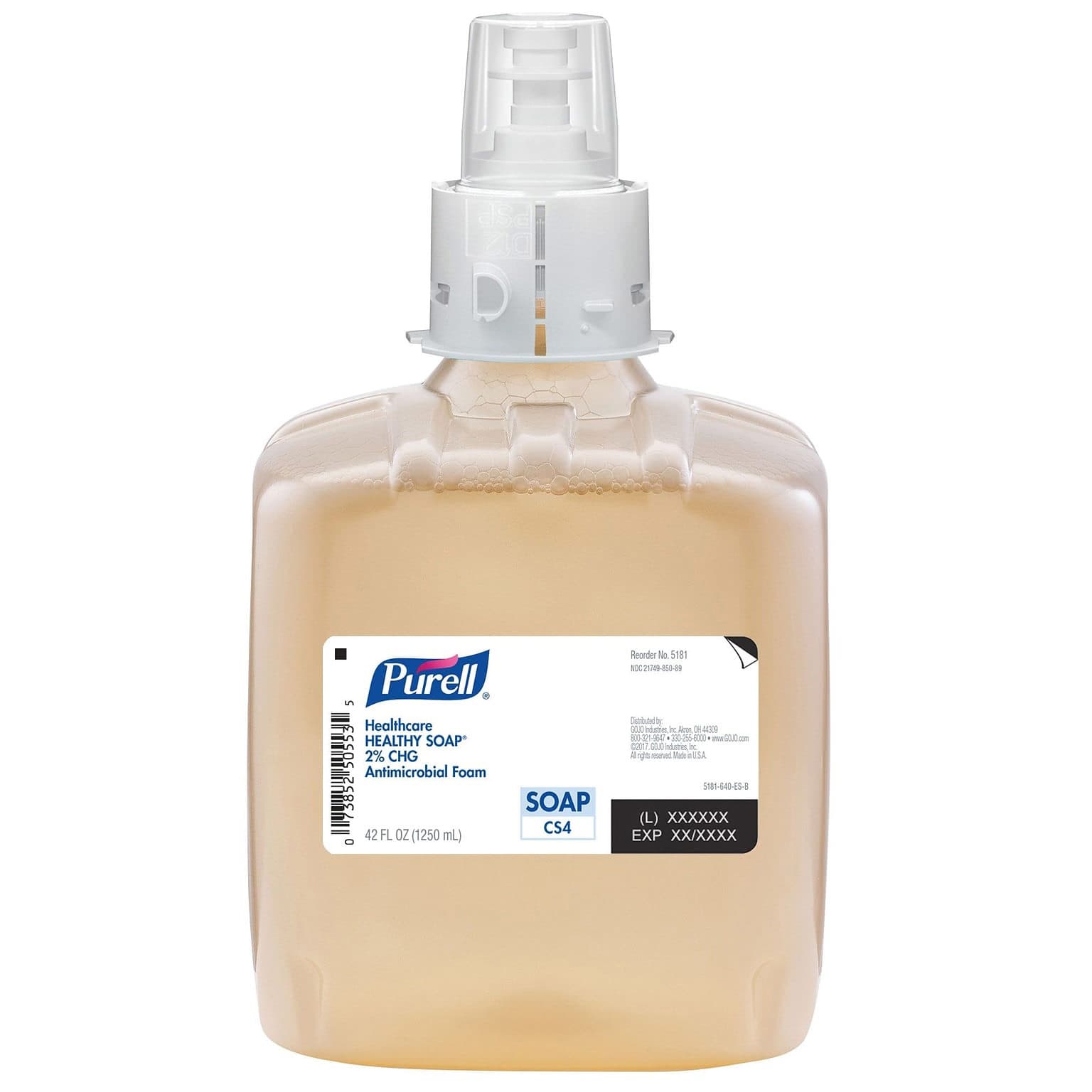 Purell Antimicrobial Healthy Soap Foam 2.0% CHG, 1200 mL - Case of 3