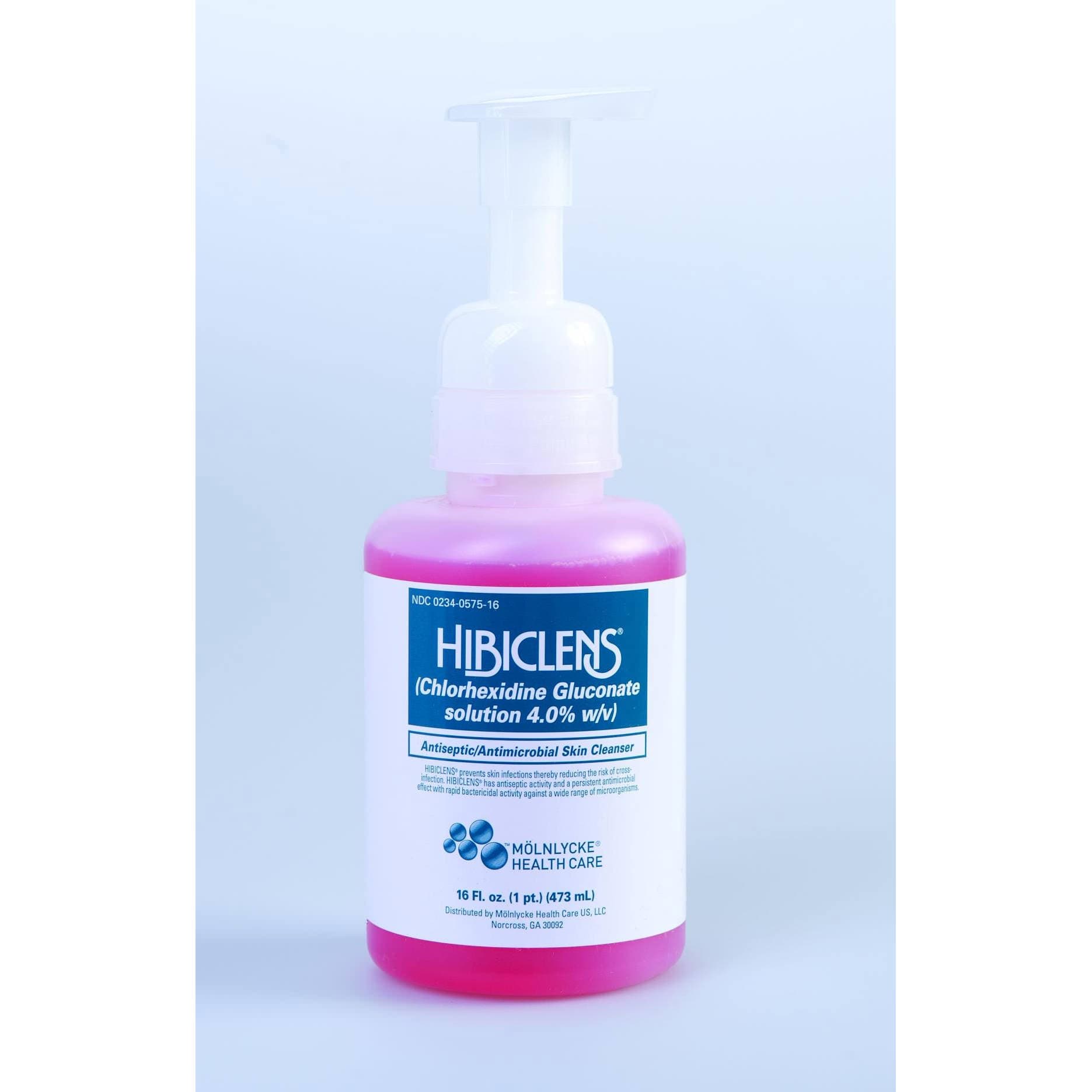 Hibiclens Antiseptic and Antimicrobial Skin Cleanser Liquid, Pump Bottle, 16 oz - Each - Image 1