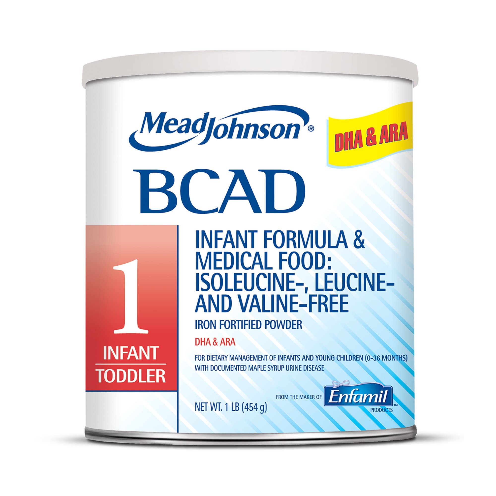 BCAD 1 Iron-Fortified Infant Formula, Powder, 1 lb. - Each - Image 1
