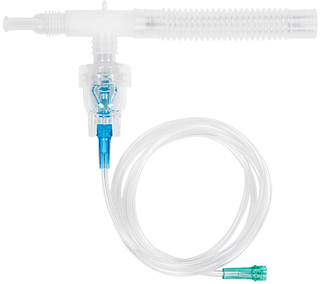 AirLife Misty Max 10 Neb with t Baffled Tee, 7 Ft U-Connect-It Tubing, Mouthpiece and 6 Ft Flextube - Each - Image 1