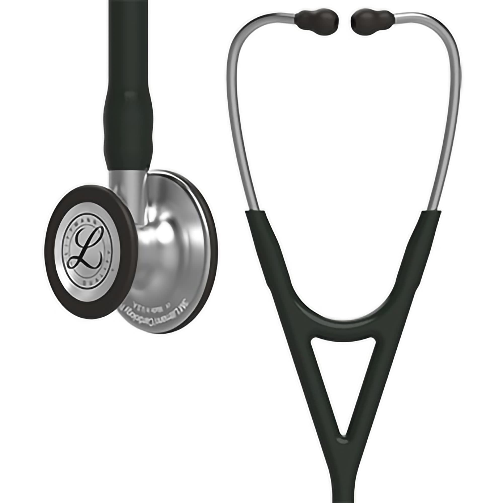 3M Littmann Cardiology IV Stethoscope, Stainless Steel Chestpiece, 22" Tube, Black - Image 1