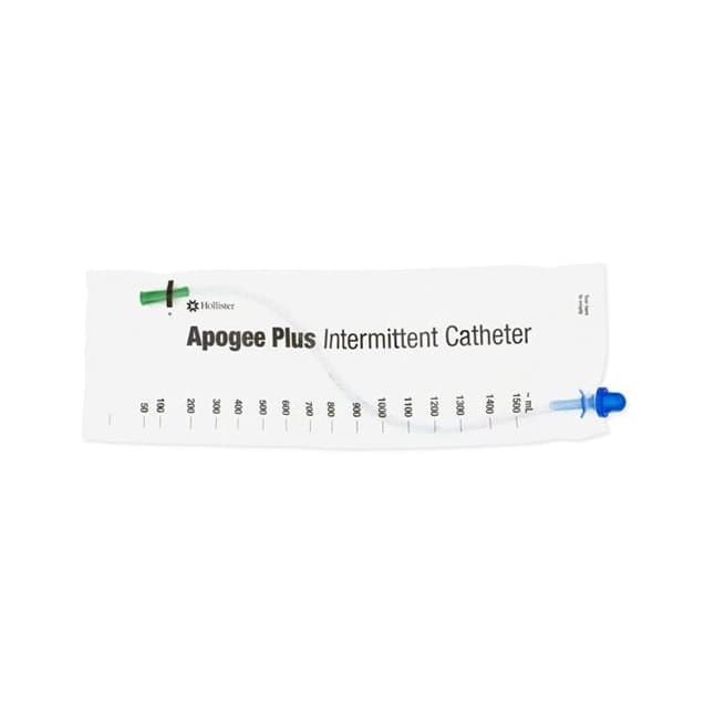 Apogee Closed System Intermittent Catheter, 14 Fr, 16", Soft Straight Tip - Case of 100 - Image 1