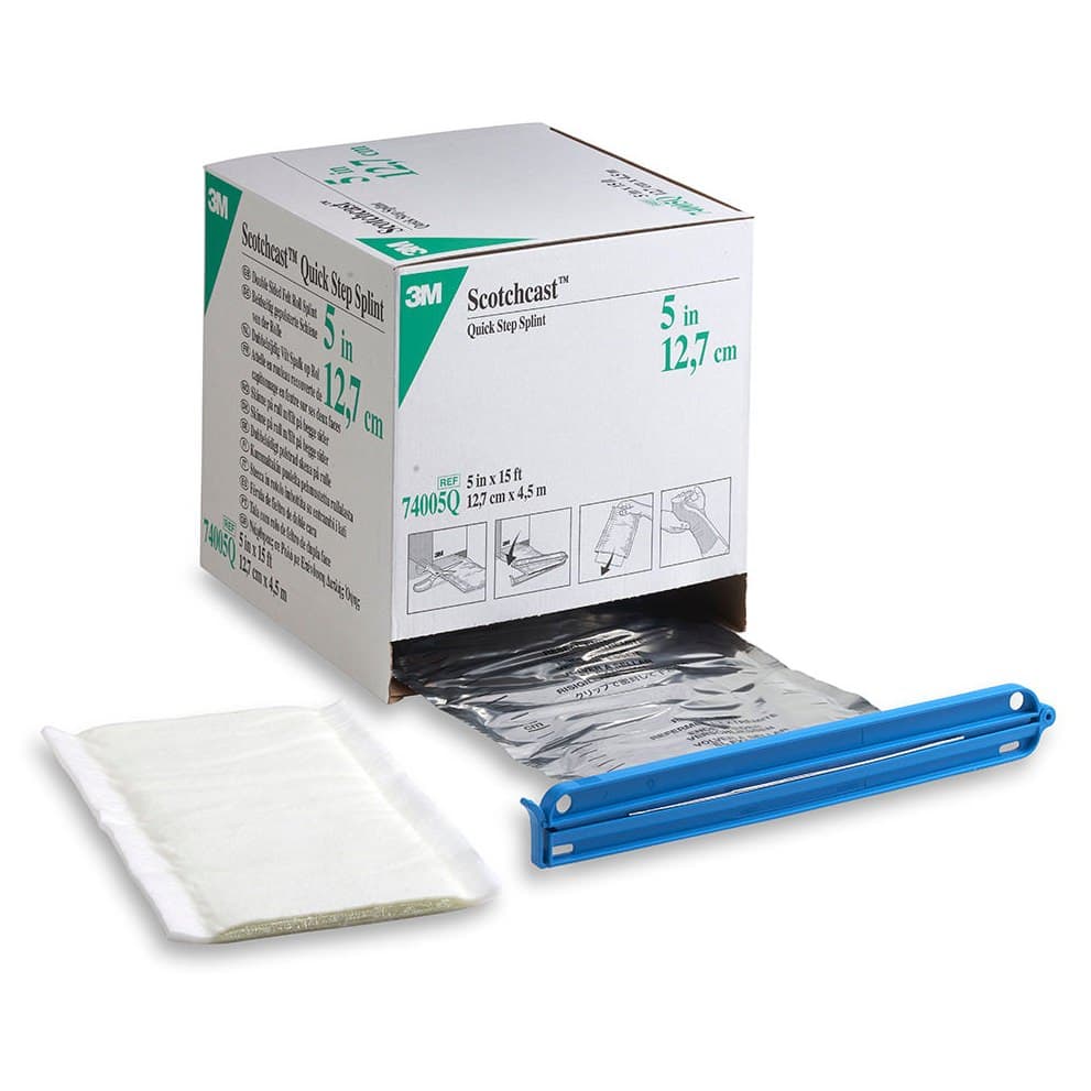 3M Scotchcast Quick Step Splint, 5 Inch X 15 Foot - Package of 2 - Image 1