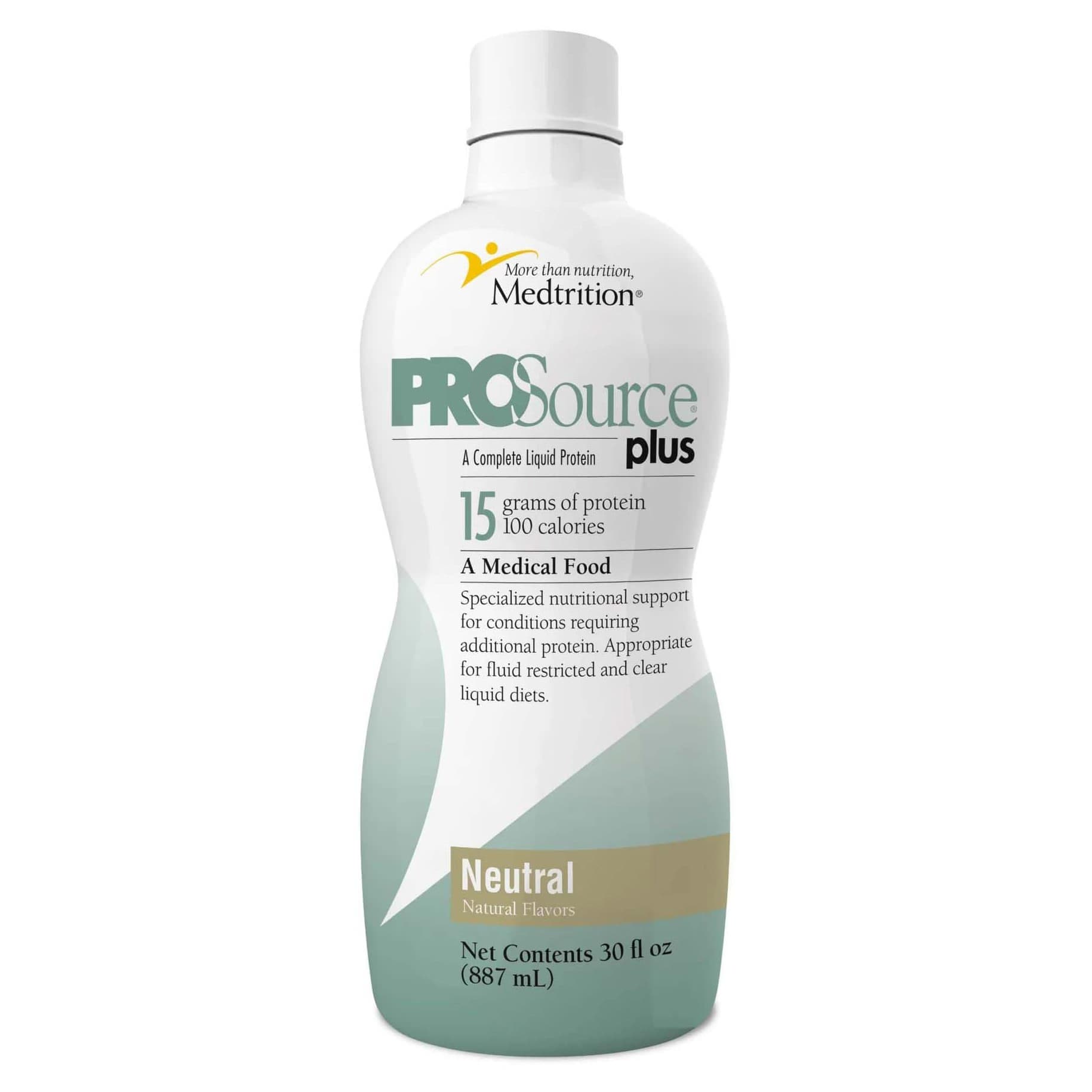 ProSource Plus Unflavored Protein Supplement, 32 oz - Case of 4 - Image 1