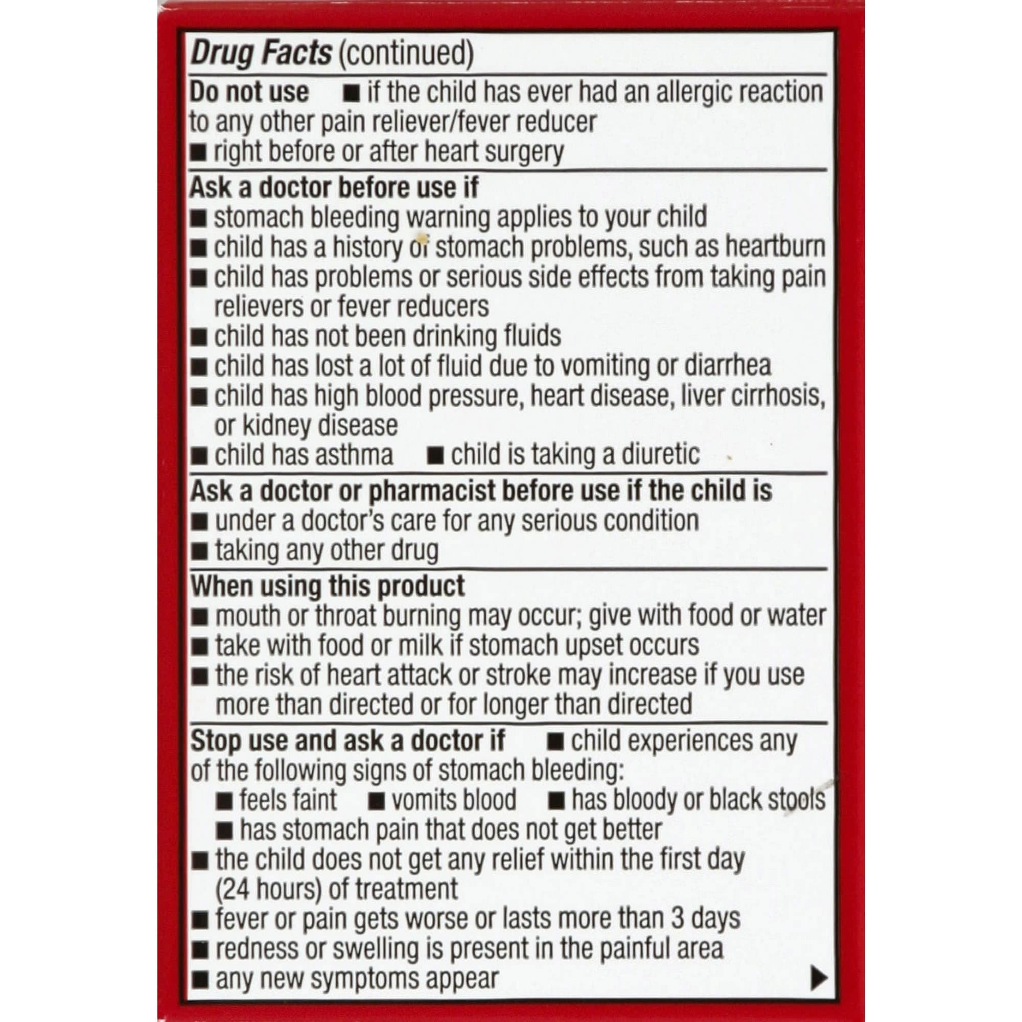 Leader Junior Ibuprofen Chewable Pain Relief Tablet, 100 mg - 24 Count - Image 4