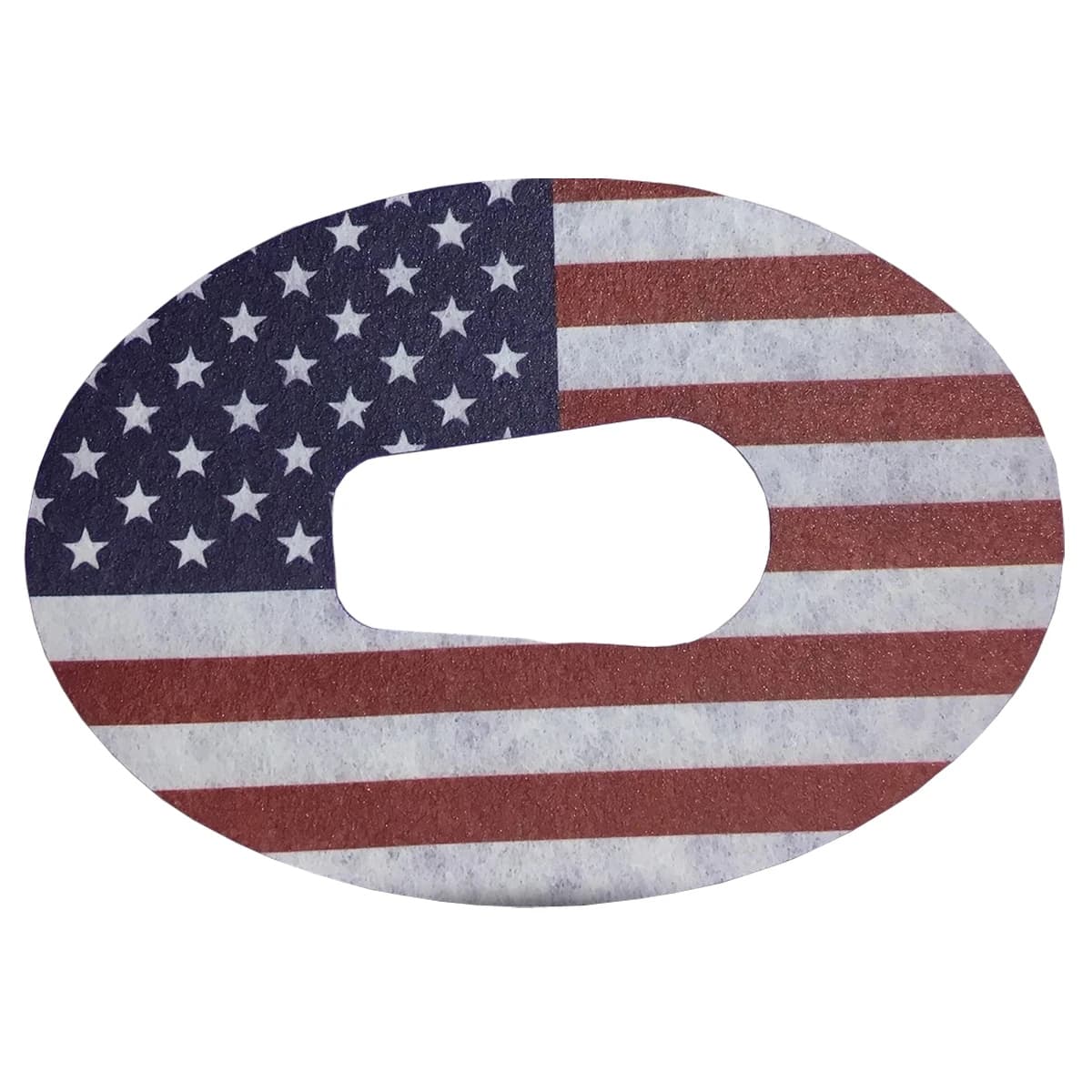 Expressionmed Dexcom G6 US Flag Glucose Monitoring Patch, White - Package of 5 - Image 1