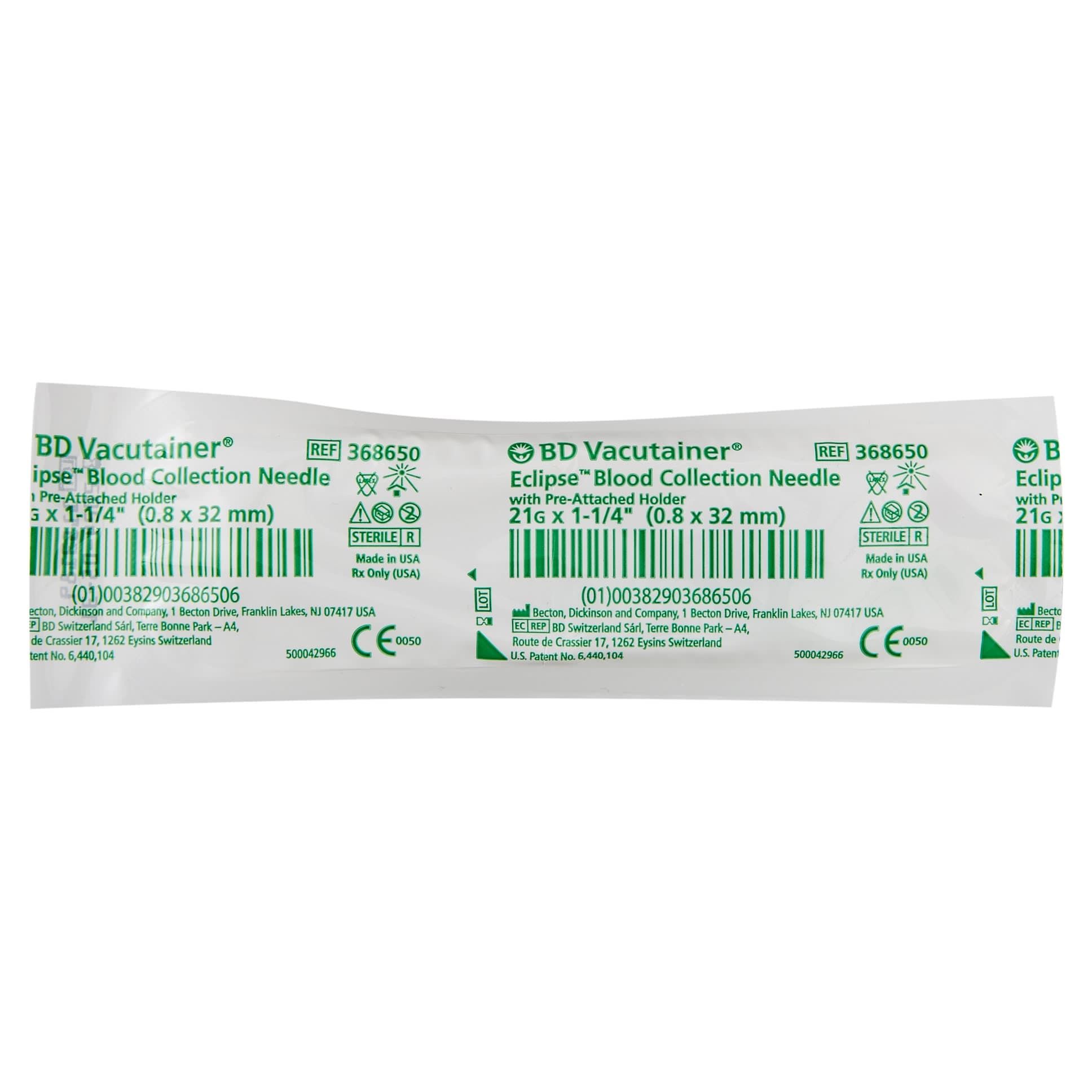 BD Vacutainer Eclipse Blood Collection Needle with Pre-Attached Holder - Image 2