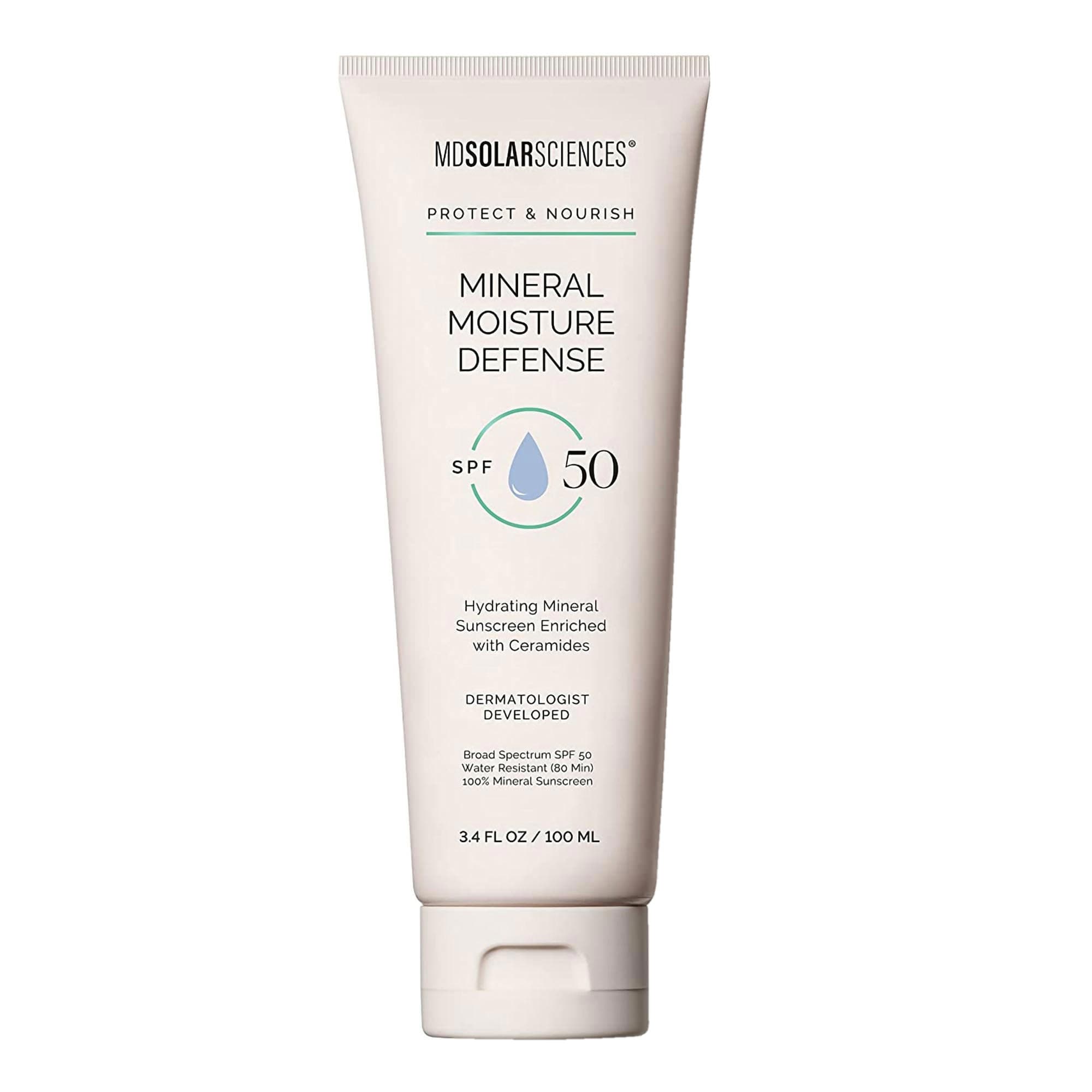 MDSolarSciences Mineral Moisture Defense Sunscreen SPF 50, 3.4 oz