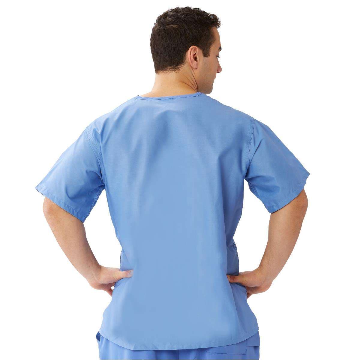 Medline Encore Unisex Reversible V-Neck 2-Pocket Scrub Top - Image 2
