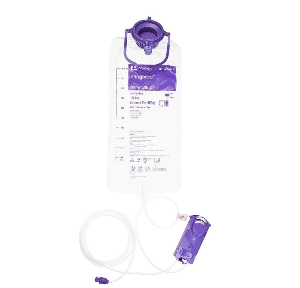 Kangaroo Connect Entelliset with ENFit Connector, 1000 mL - Each - Image 1