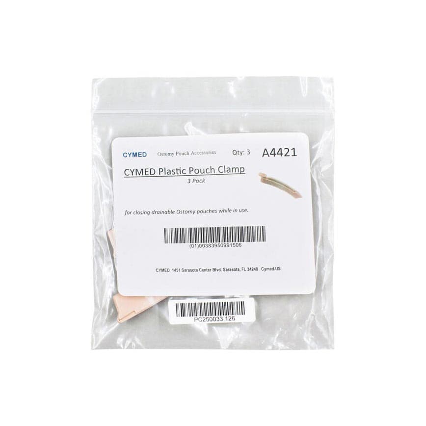 Drainable Pouch Clamp Closure - Package of 3 - Image 2