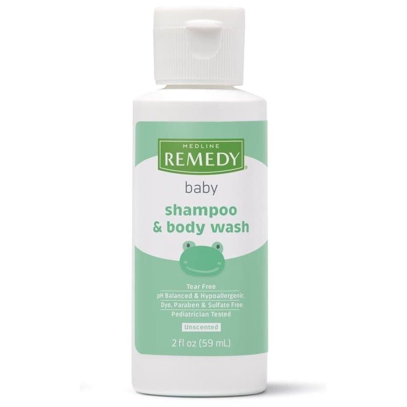 Remedy Baby Shampoo and Body Wash, Unscented, 2 oz - Case of 144 - Image 1