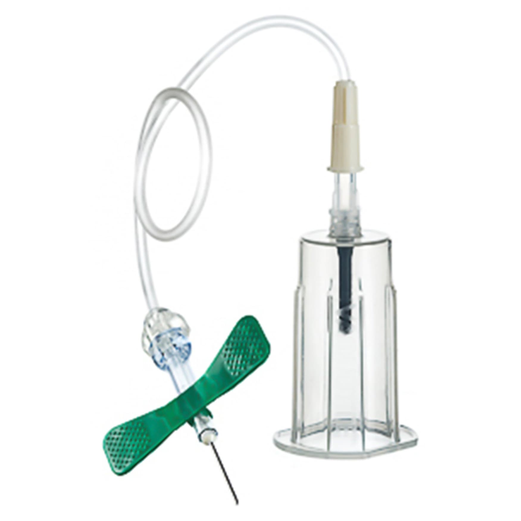 Vacuette Blood Collection Set with Holder, 21 Gauge, 3/4" L, 7-1/2" Tubing - Box of 35 - Image 1