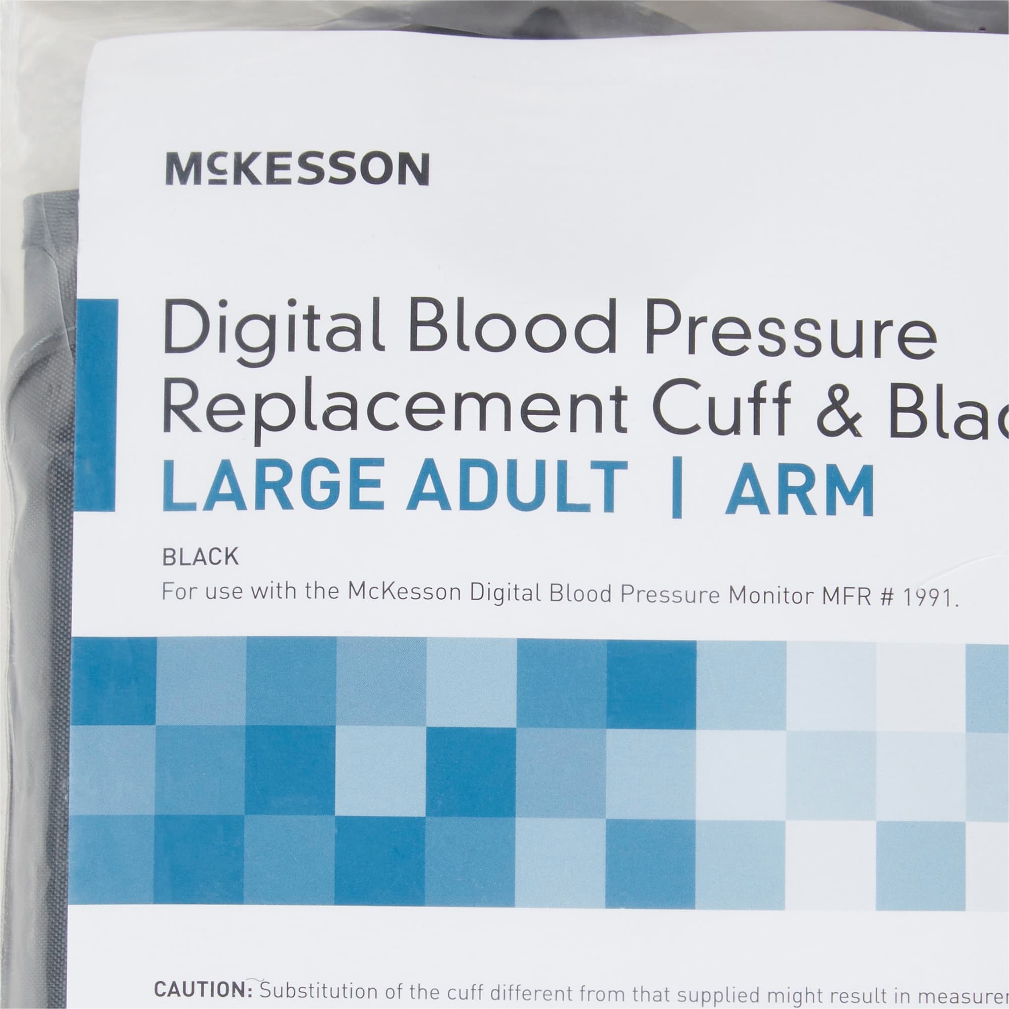 Mckesson Blood Pressure Cuff, Adult Arm, Large Nylon Cuff - Image 2
