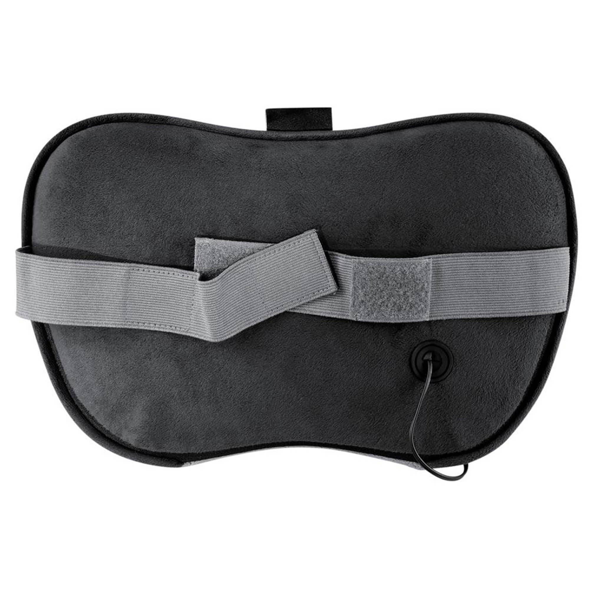 HoMedics Shiatsu Cordless Massage Pillow with Heat, Gray - Image 2