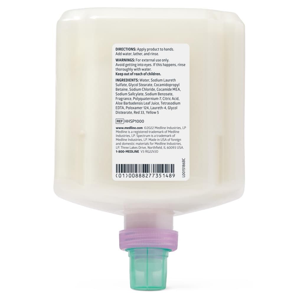 Medline Spectrum Advanced Liquid Hand Soap, Clear Scent - Image 2