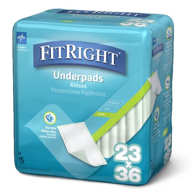 Medline FitRight Fluff Underpads - Image 6