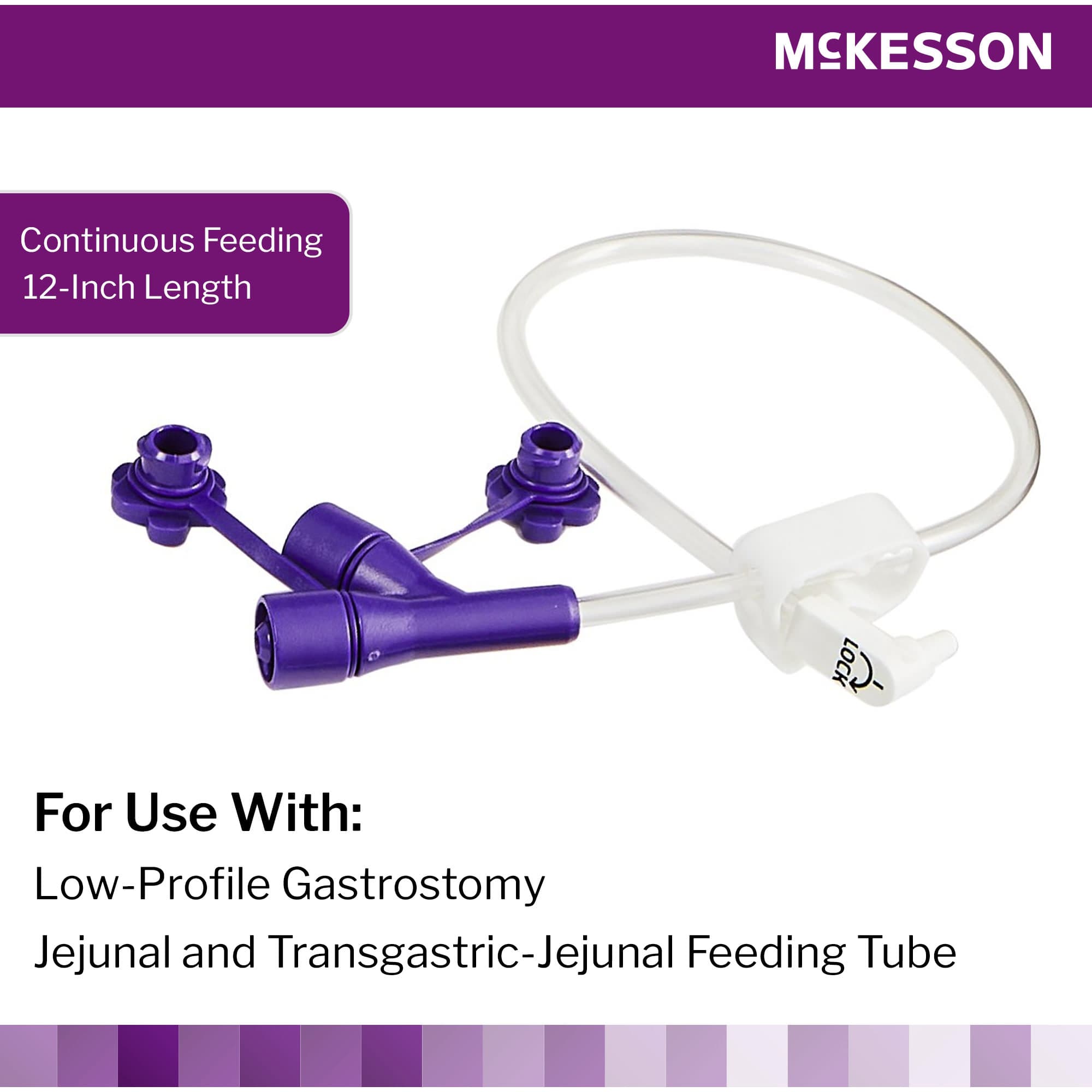 McKesson Enfit Y-Port Extension Set with Right Angle Connector, Non-Sterile - Image 4