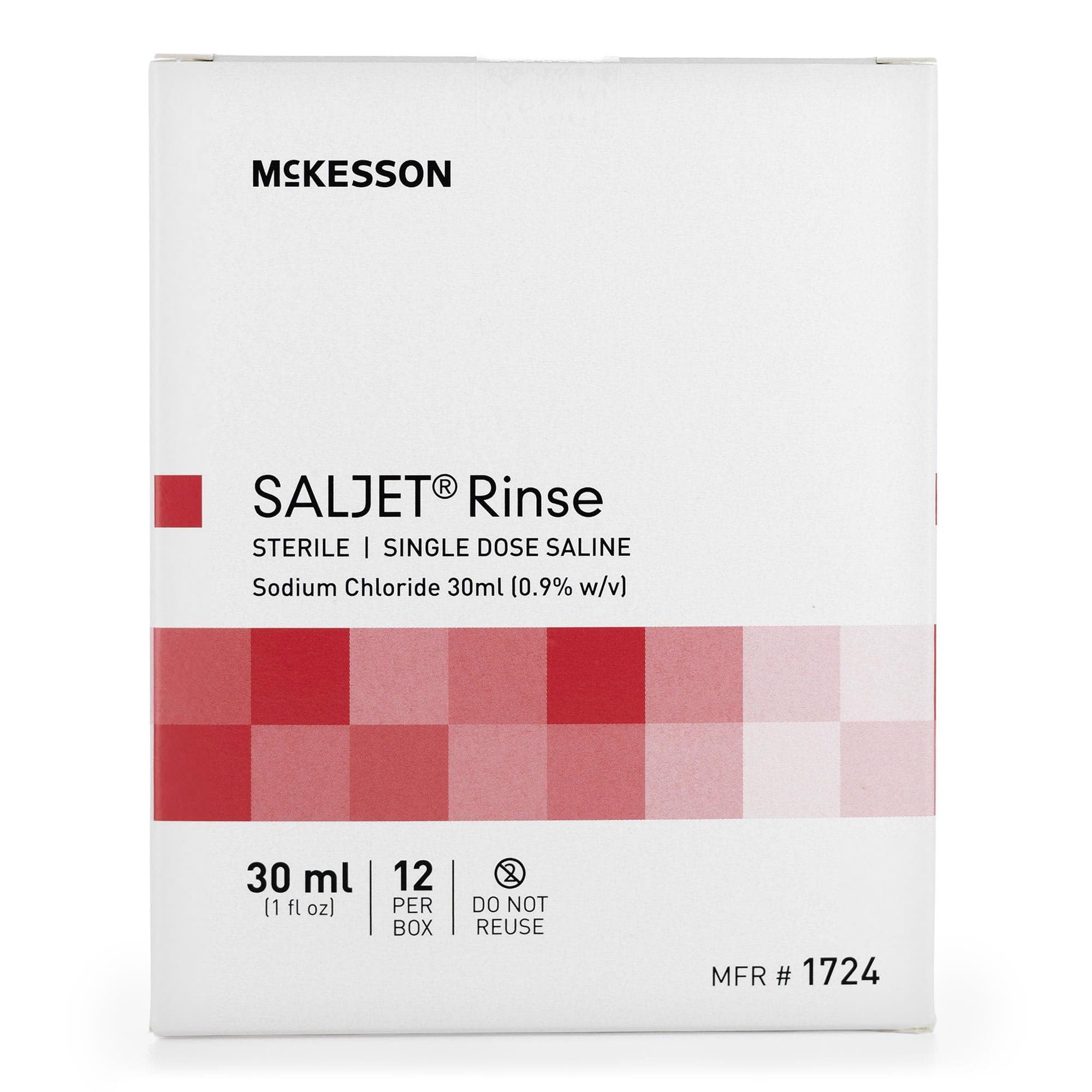 McKesson Saljet 0.9% Sodium Chloride Irrigation Solution, Unit Dose Vial, 30 ml - Image 3
