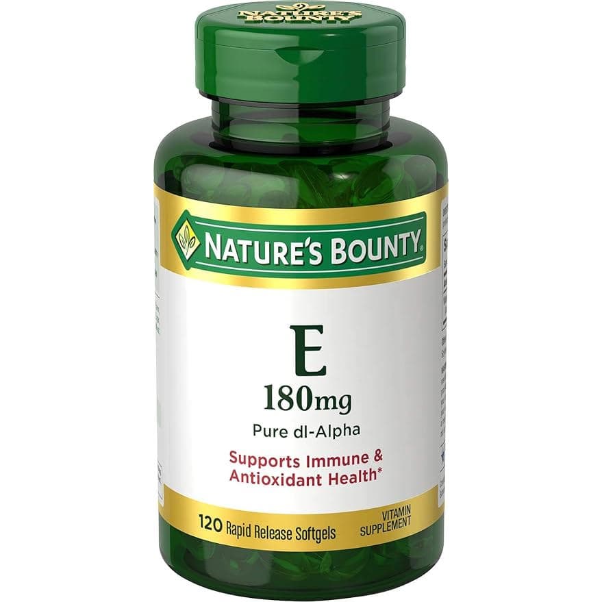 Nature's Bounty E-400 IU, 180 mg - Bottle of 120 - Image 1