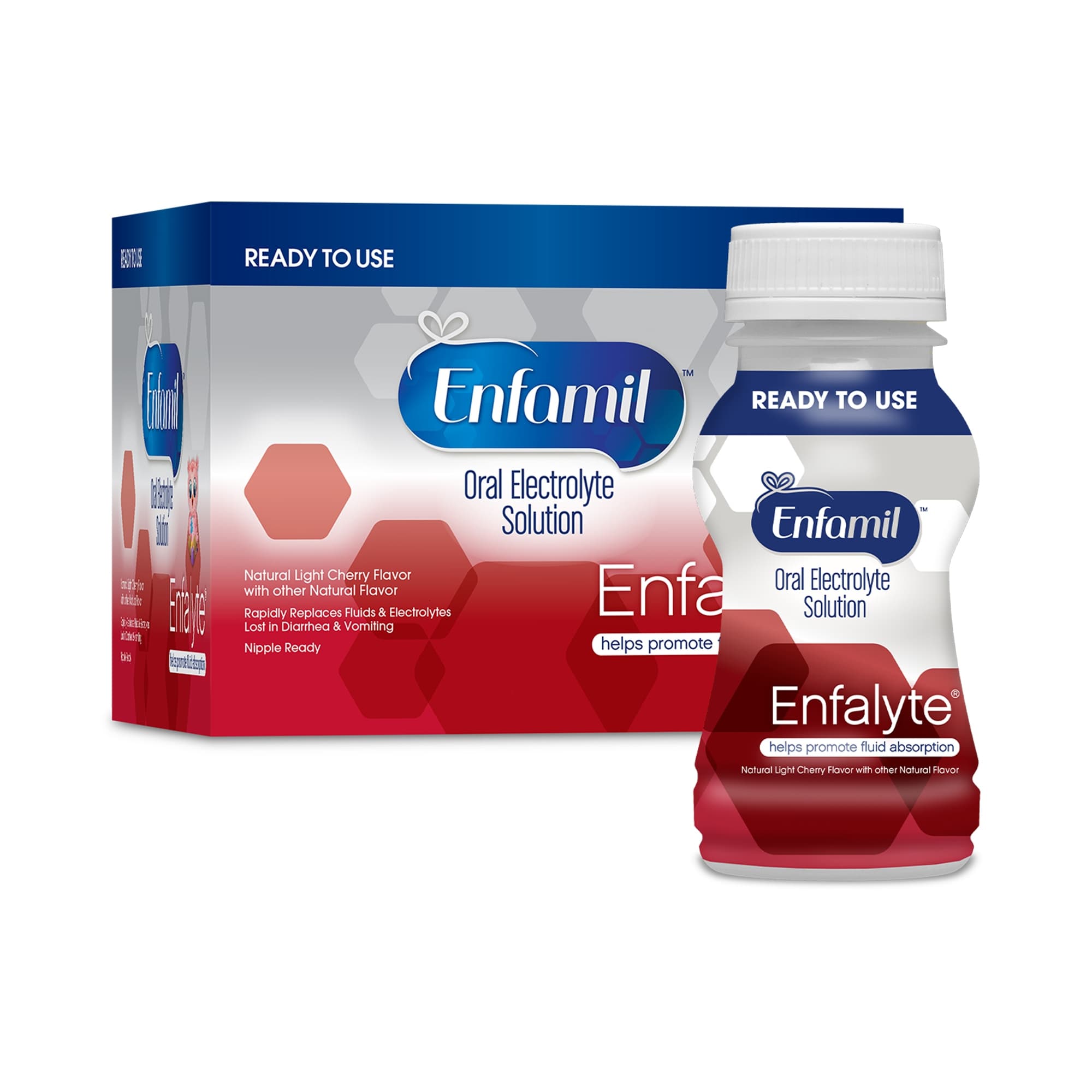 Enfamil Enfalyte Oral Electrolyte Solution, 6 oz - Carton of 6 - Image 1