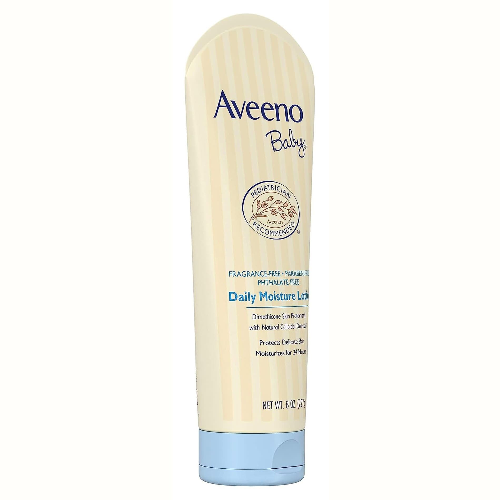 Aveeno Baby Daily Moisture Lotion, Unscented, 8 oz - Each - Image 2