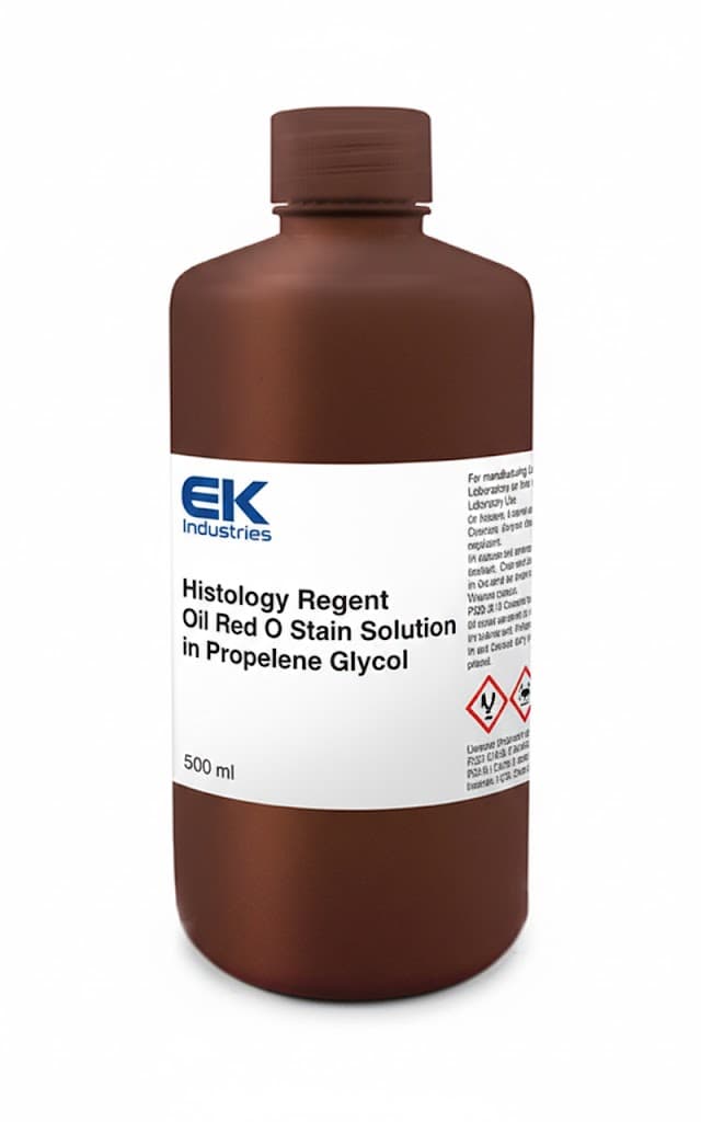 Oil Red O Stain Solution in Propylene Glycol, 500 ml - Each - Image 1