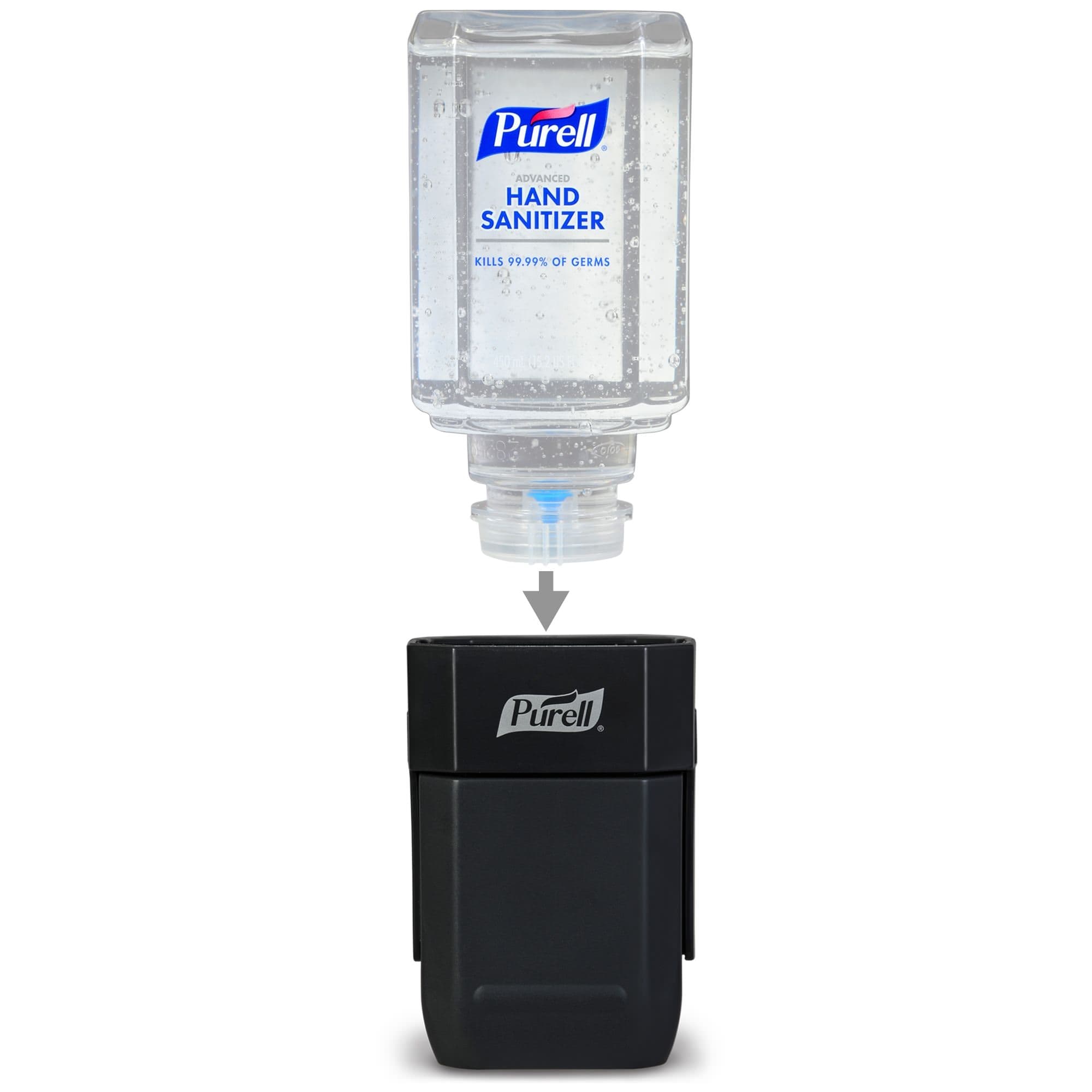 Purell Advanced Hand Sanitizer Gel, 450 mL - Case of 6 - Image 2
