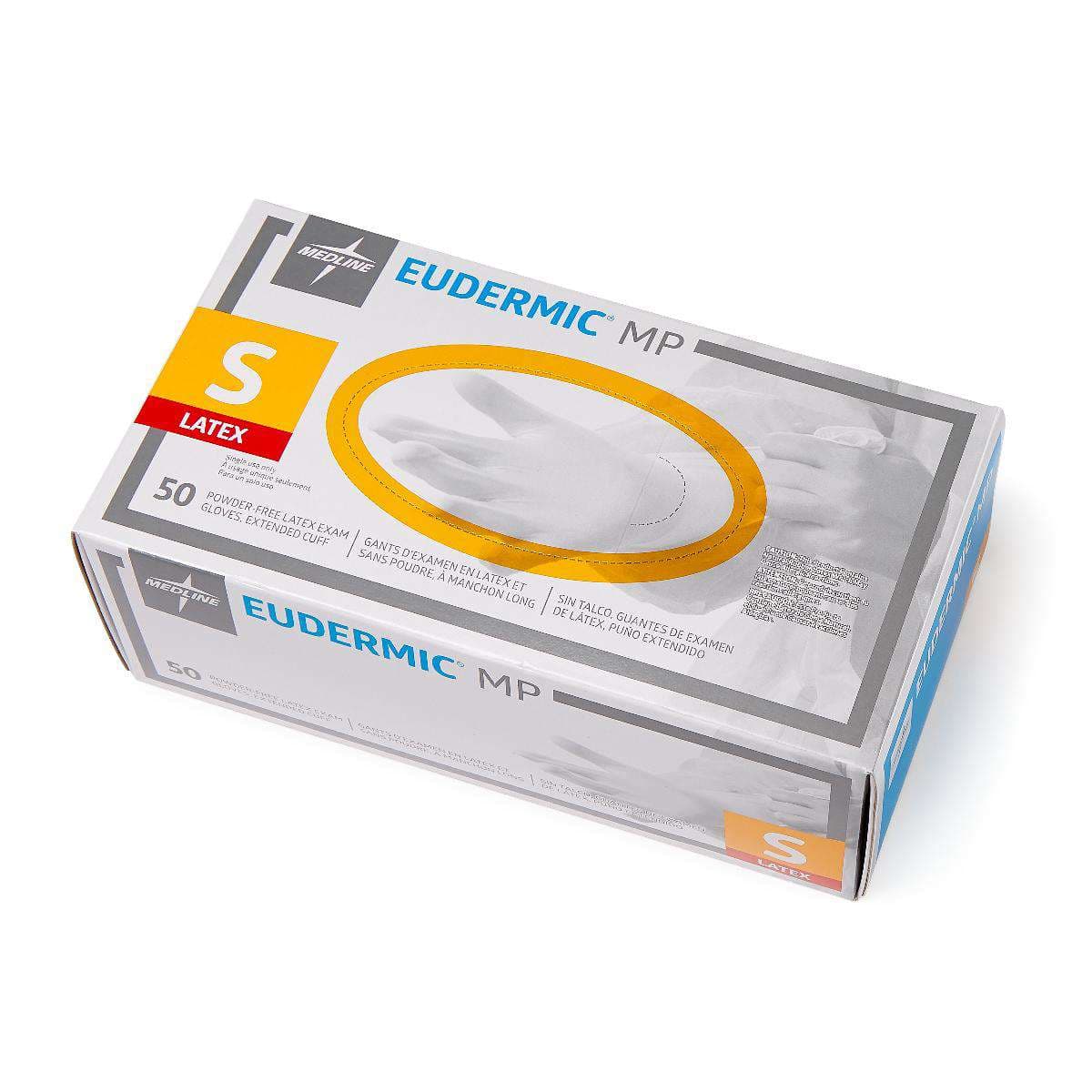Eudermic MP Powder-Free 12" High-Risk Exam Gloves, Small - Box of 50 - Image 1