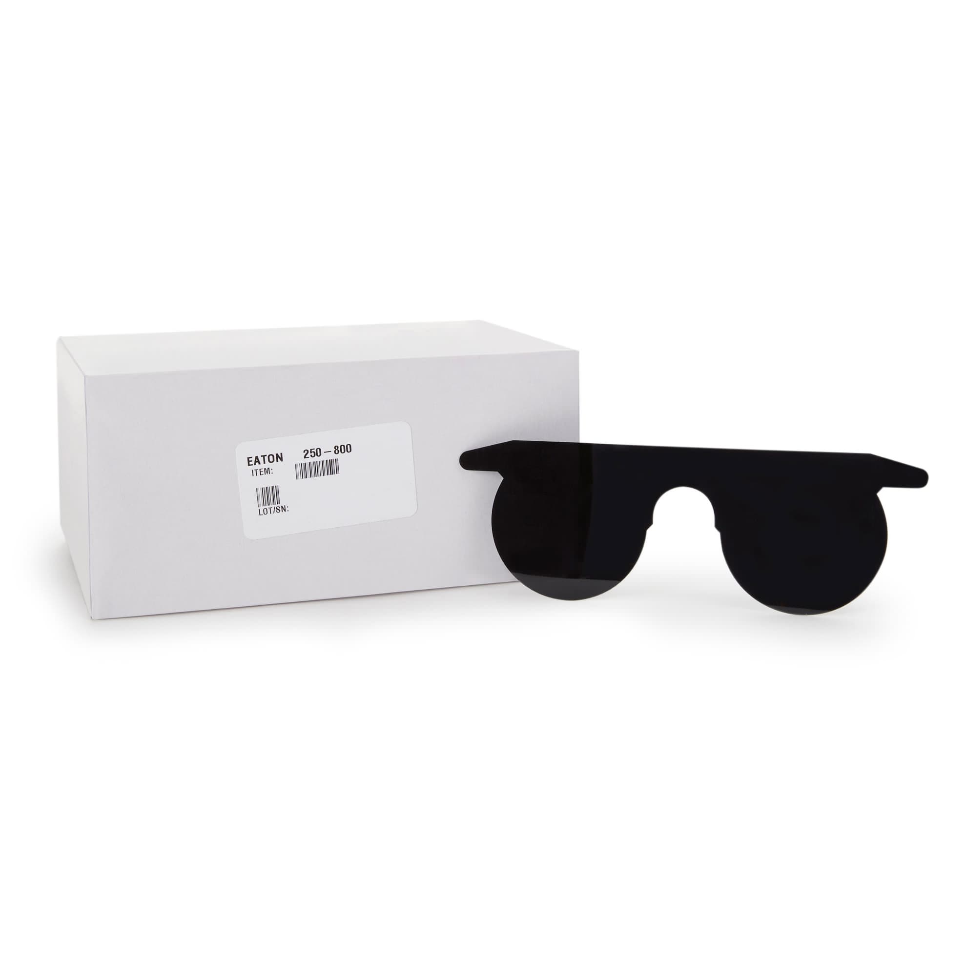 Easy Eyes Post Mydriatic Glasses Gray Tint Film Lens Slip-in One Size - Box of 100 - Image 1