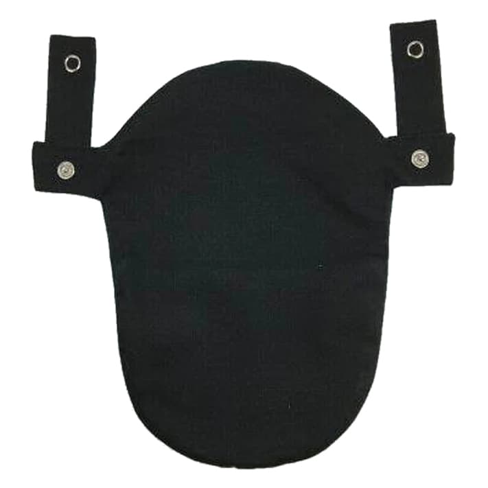Torbot One-piece Black Rubber Pouch with Moderate Convex Flange 1-1/4" Opening