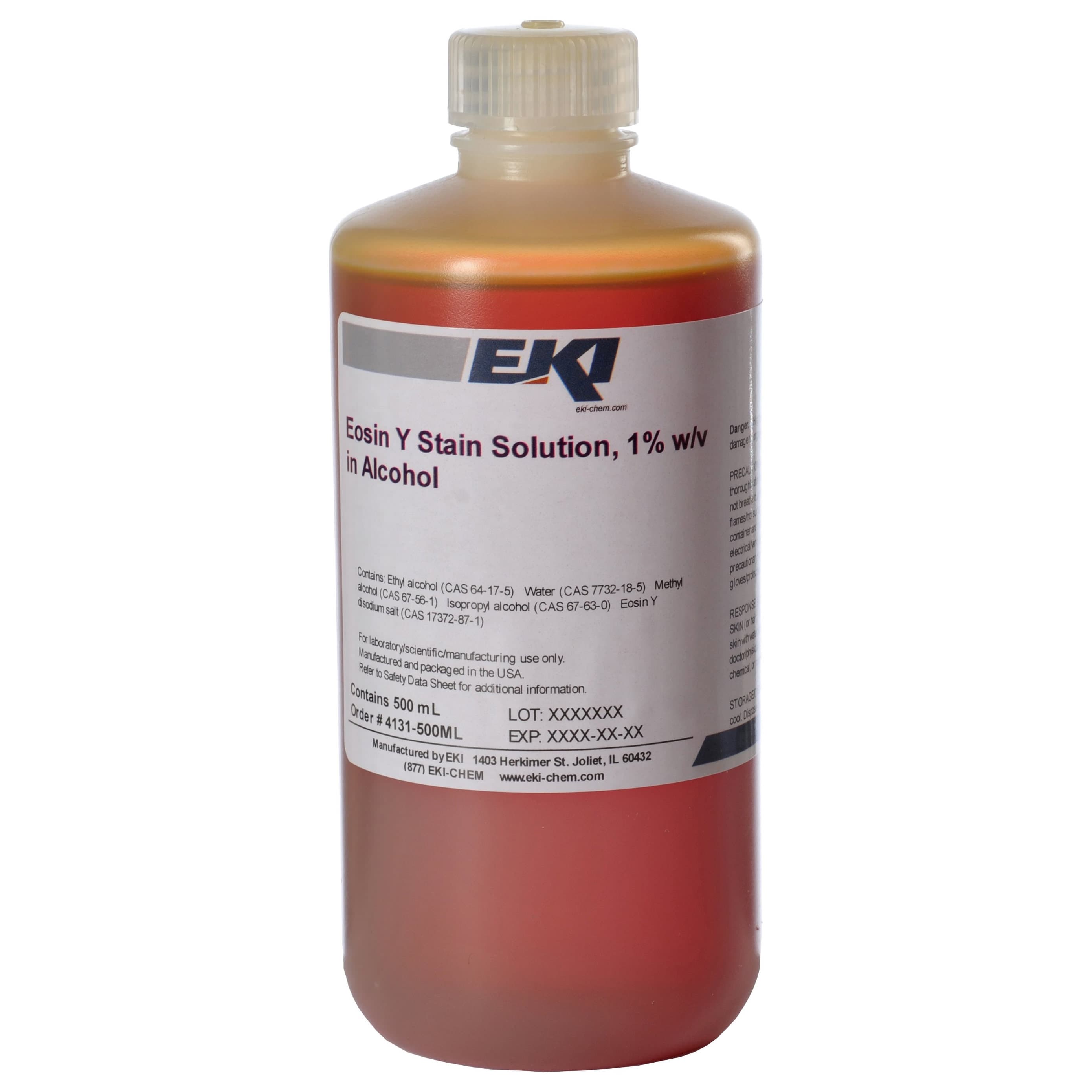Eosin Y Stain 1% Alcoholic, 500 ml - Each - Image 1