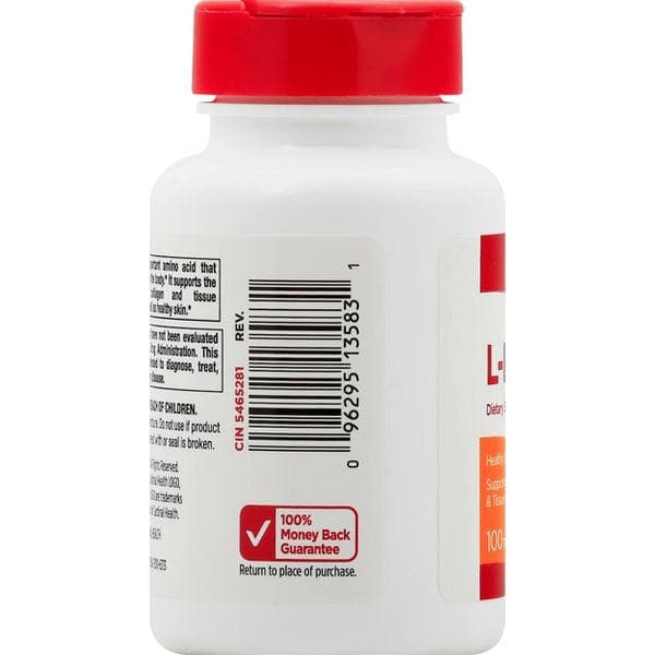 Leader L-Lysine Tablets, 500 mg - Bottle of 100 - Image 3