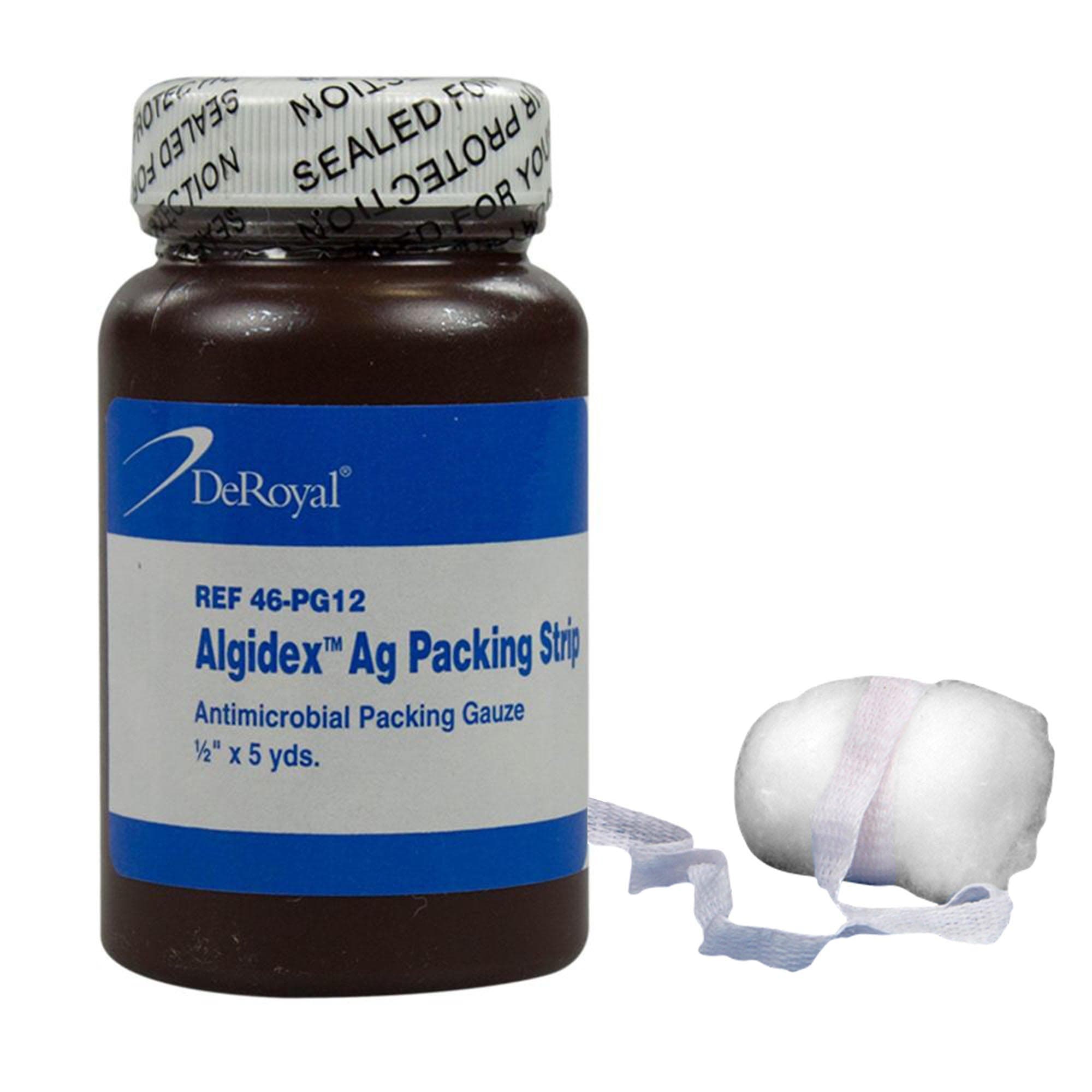 Algidex Ag Silver Alginate Packing Dressing 1/2" x 5 yards - Each - Image 1