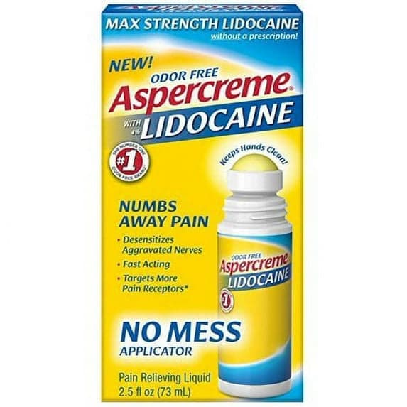 Chattem Aspercreme Pain Relief Cream, No Mess Applicator, 2.5 oz